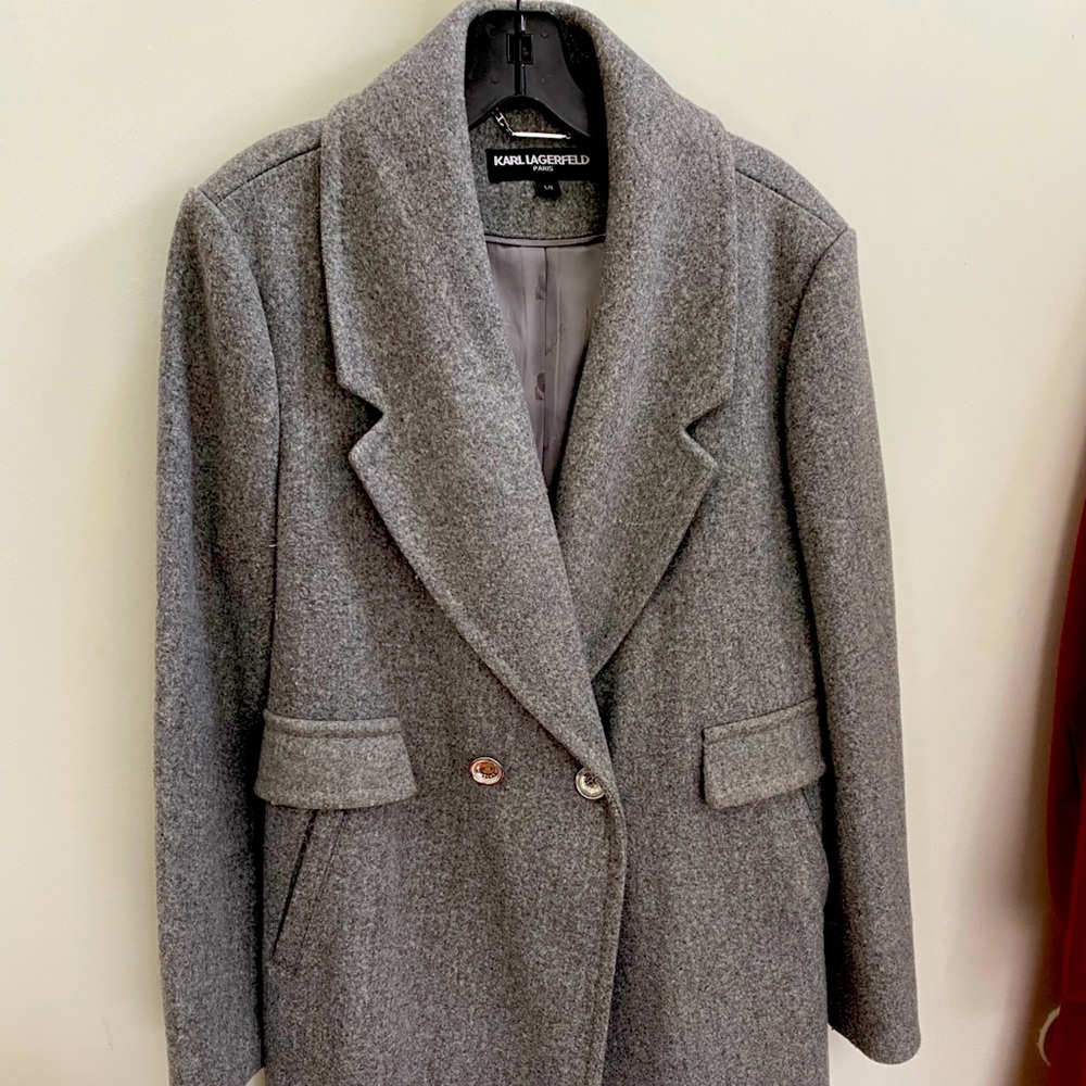 Karl Lagerfeld wool coat